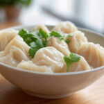 bol de raviolis au porc et crevettes
